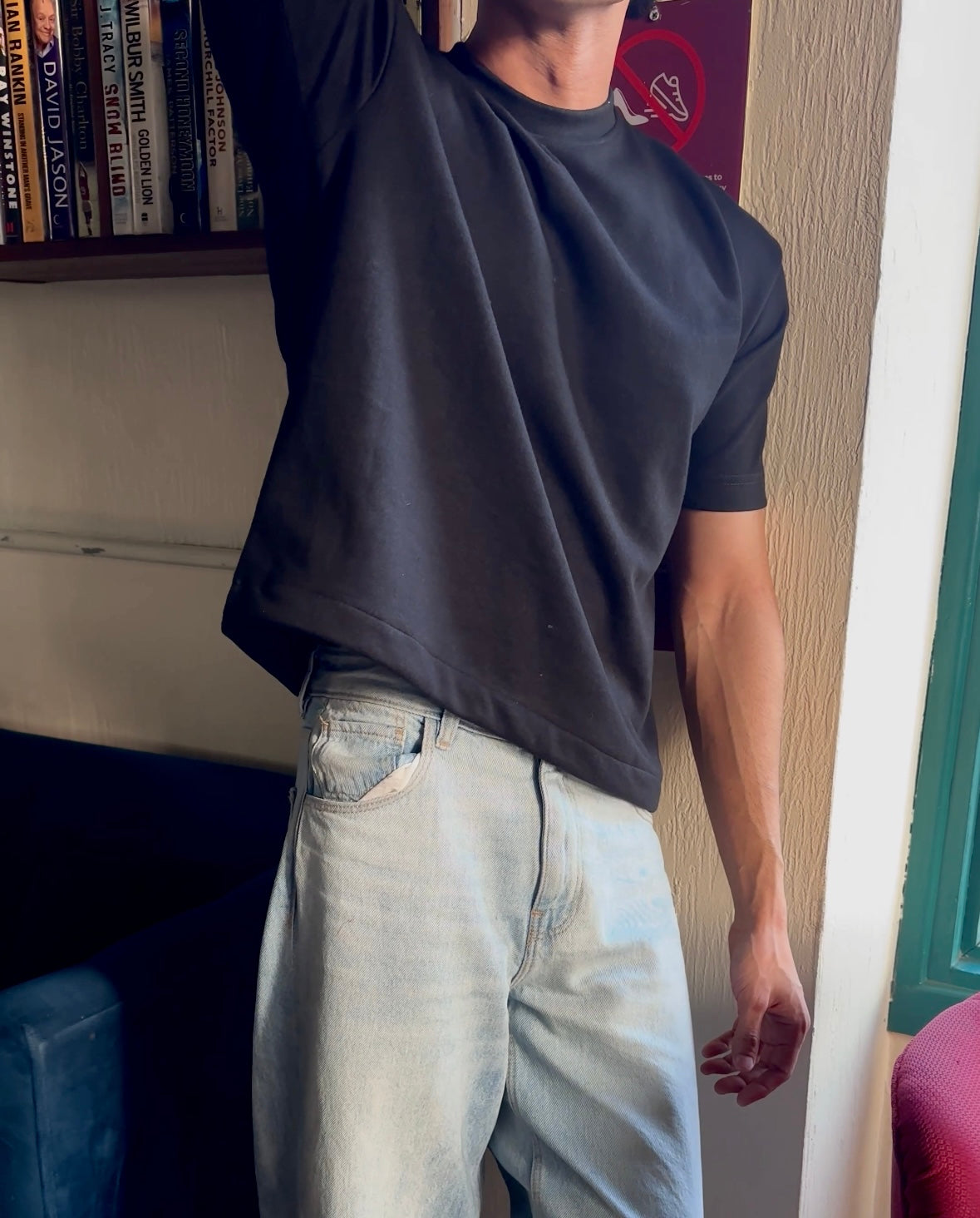 Basic Crop Tee Black